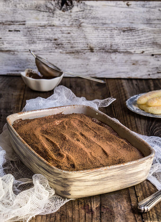 Classic Italian tiramisu - possibly the best tiramisu you'll ever taste - it's so luscious, soft and airy, with the perfect balance of bitter and sweet. | www.viktoriastable.com