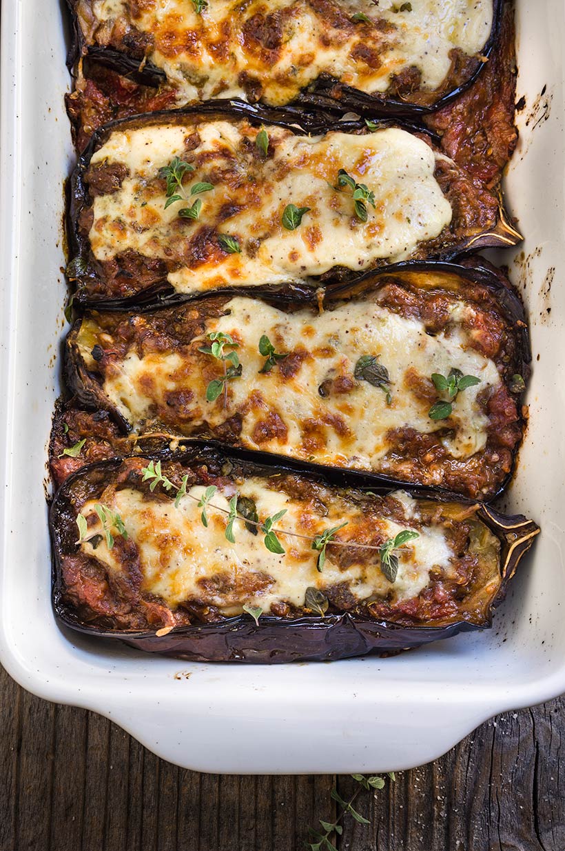 Stuffed eggplant | www.viktoriastable.com