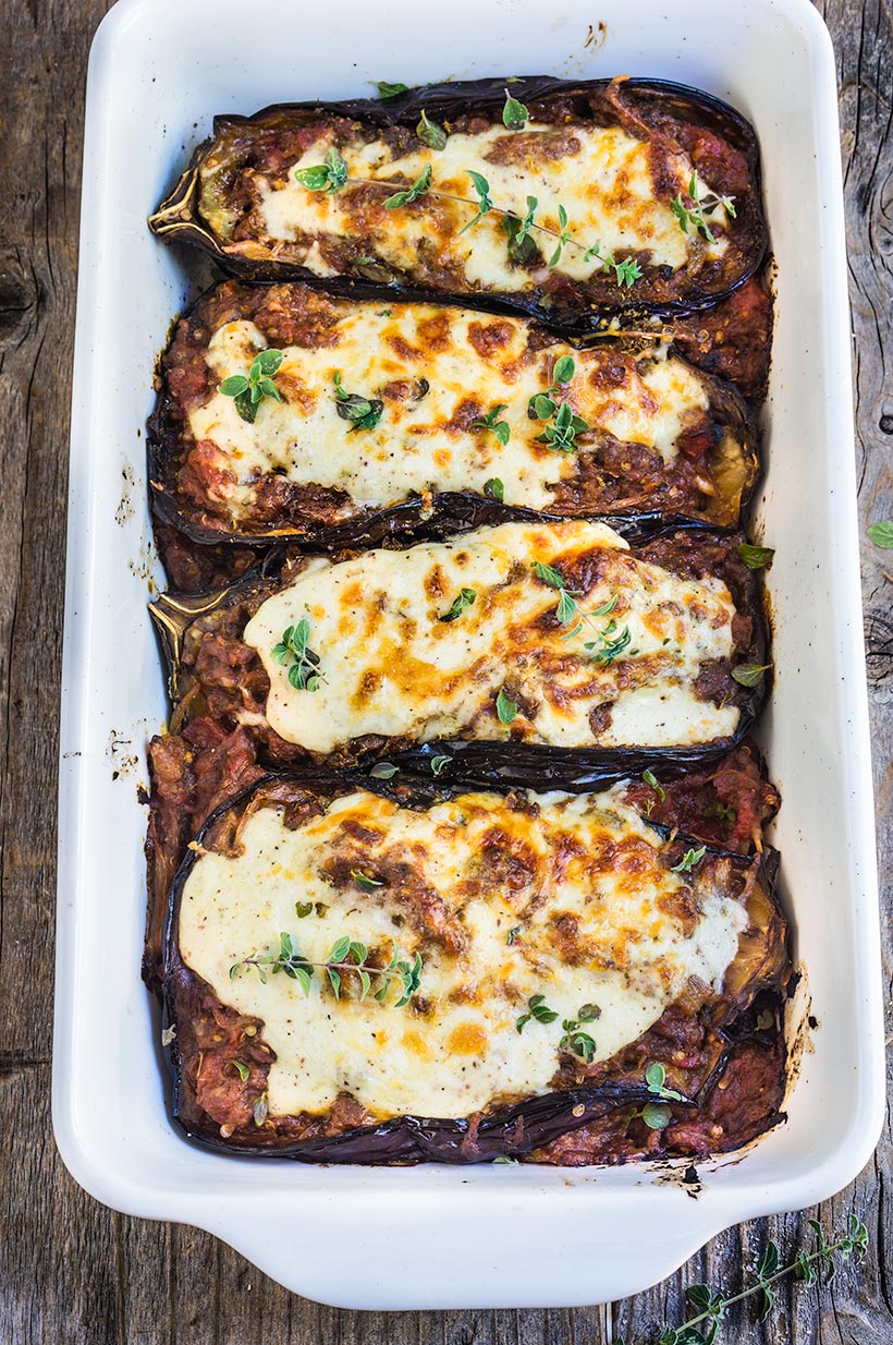 Stuffed eggplant | www.viktoriastable.com