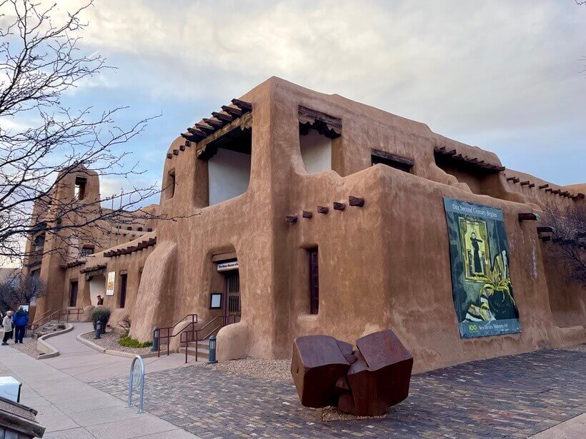 Santa Fe Adobe style buildings