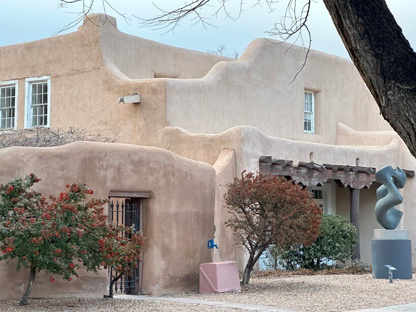 Santa Fe Adobe style buildings